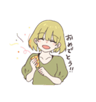いろいろな女の子のためのスタンプ（個別スタンプ：16）