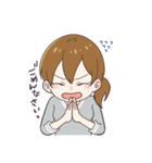 いろいろな女の子のためのスタンプ（個別スタンプ：17）