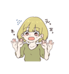 いろいろな女の子のためのスタンプ（個別スタンプ：18）