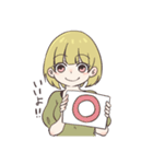 いろいろな女の子のためのスタンプ（個別スタンプ：30）