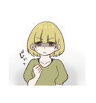 いろいろな女の子のためのスタンプ（個別スタンプ：34）