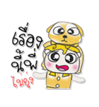 Miss. Yenni..Love dog..^^（個別スタンプ：24）