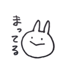 ゆるゆる脱力うさぎ（個別スタンプ：1）