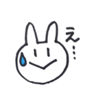 ゆるゆる脱力うさぎ（個別スタンプ：21）