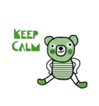 Happy Greeny Bear (Eng)（個別スタンプ：2）