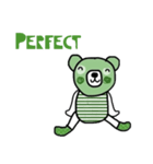 Happy Greeny Bear (Eng)（個別スタンプ：4）