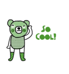 Happy Greeny Bear (Eng)（個別スタンプ：13）