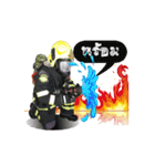 Sergeant Pun firefighters vol.1（個別スタンプ：4）