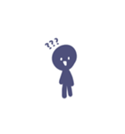 blue and purple（個別スタンプ：7）