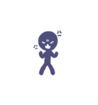 blue and purple（個別スタンプ：8）