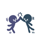 blue and purple（個別スタンプ：17）