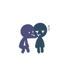blue and purple（個別スタンプ：18）