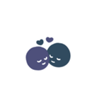 blue and purple（個別スタンプ：23）