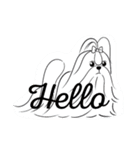 Cute animal talking（個別スタンプ：1）