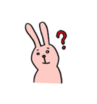 うさぎたちのスタンプ（個別スタンプ：3）