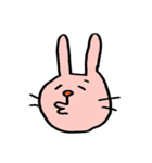 うさぎたちのスタンプ（個別スタンプ：24）