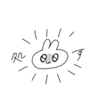 頭の悪いうさぎ（個別スタンプ：1）