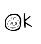 頭の悪いうさぎ（個別スタンプ：11）