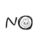 頭の悪いうさぎ（個別スタンプ：12）