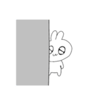 頭の悪いうさぎ（個別スタンプ：16）