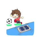 ちっちゃいサッカーボーイ（個別スタンプ：27）