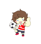 ちっちゃいサッカーボーイ（個別スタンプ：38）