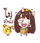 MimiJung and Little Duck v.1（個別スタンプ：34）