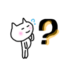 Daily cat Big font（個別スタンプ：13）