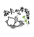 Daily cat Big font（個別スタンプ：19）