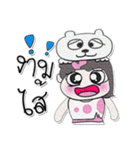 Miss. Yoni and Bear..^_^！！（個別スタンプ：7）