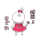 ちょっとふとましいうささん（個別スタンプ：5）
