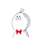 ちょっとふとましいうささん（個別スタンプ：14）