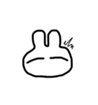 察してうさぎ（個別スタンプ：4）