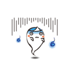 おばけ。かわいく、ちょっと不気味に（個別スタンプ：4）
