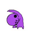 ドットキャラクターズ 紫の影（個別スタンプ：13）