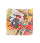 今日もがんばれるまんじな4人（個別スタンプ：3）