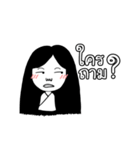 Girl ghost with white coat（個別スタンプ：13）