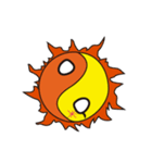 月と太陽 ツイン（個別スタンプ：6）
