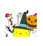 Chicken Bro Halloween（個別スタンプ：14）