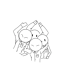シンプルさん(学生)（個別スタンプ：8）