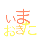 日常【簡単な挨拶】（個別スタンプ：5）