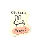 うさことイタリア語（個別スタンプ：3）