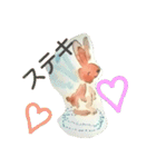 ミラクル うさ天使のはじめ（個別スタンプ：16）