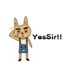 Scar Rabbit (my heart is very good)（個別スタンプ：14）