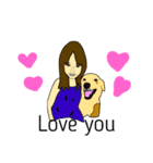 Zoey the dog eng ver.（個別スタンプ：4）