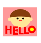 シムプリー♬ カラフルな単純図形（個別スタンプ：1）