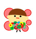 シムプリー♬ カラフルな単純図形（個別スタンプ：11）