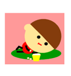 シムプリー♬ カラフルな単純図形（個別スタンプ：14）