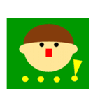 シムプリー♬ カラフルな単純図形（個別スタンプ：24）