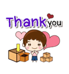 Popular series "thank you". (A) 2024（個別スタンプ：1）